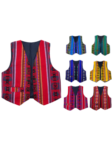 Bolero Nortino Infantil con Diseño Colores Surtidos x 12 Unds. Talla: 6