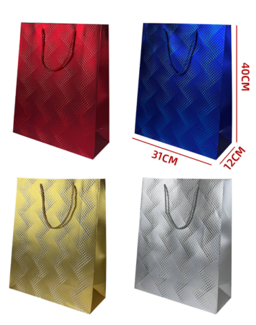 Bolsa de Regalo Decorativa x 36 Unds. Medidas: 31 x 12 x 40 cm aprox.