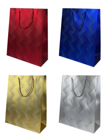 Bolsa de Regalo Medio Luto Mediana x 48 Unds. Medidas: 26 x 10 x 32 cm aprox.
