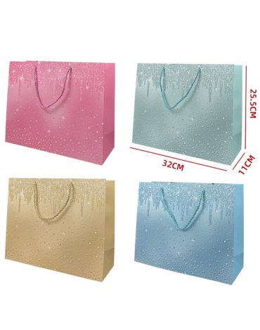 Bolsa de Regalo Decorativa x 48 Unds. Medidas: 32 x 11 x 25.5 cm aprox.