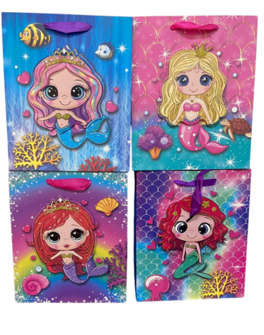 Bolsa de Regalo para Niñas x 24 Unds. Medida:23 x 20 cm aprox