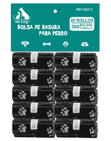 12 Set de Bolsas Patitas para Desechos de Mascotas (1 Set Trae 20 PCS)