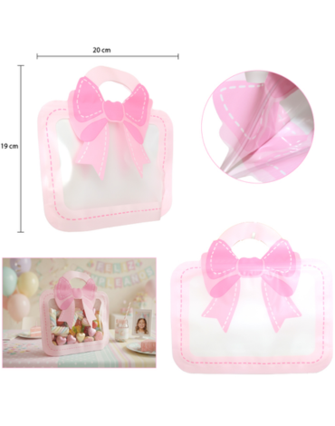 Bolsa Resellable para Dulces x 12 Unds. Medida: 19 x 20 cm aprox.