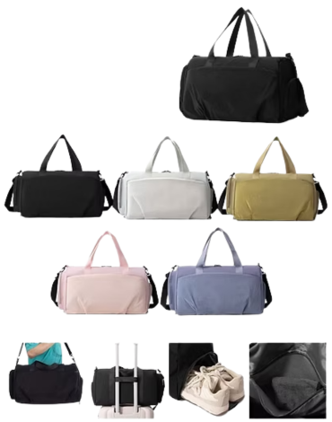 Bolsos Deportivo con Porta Zapatilla Colores Surtidos x 6 Unds. Medida: 52 x 25 x 30 cm aprox