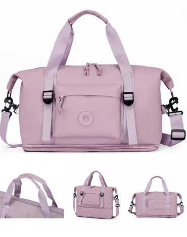 Bolso de Viaje Expandible Colores Surtidos x 6 Unds. Medida: 38 x 22 x 47 cm aprox