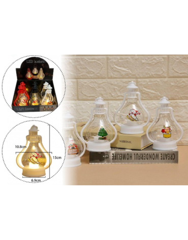4 Set de Bombillas Para Decoración Navideña (1 Set Trae 6 Pcs)