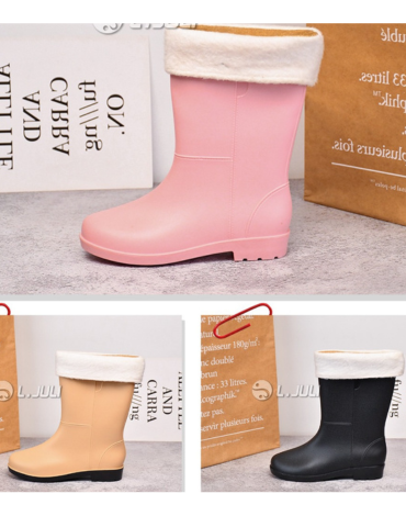Botas de Agua para Dama Colores Surtidos x 24 Pares. Talla: 36 al 40