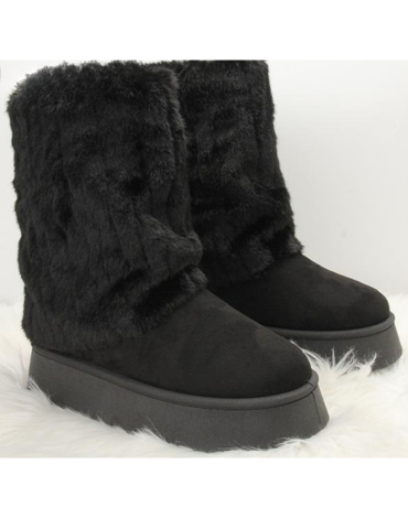 Botas con Chiporro Color Negro x 12 Pares. Talla: 36 al 41