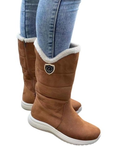 Botas de Gamuza para Mujer Color Único x 8 Pares. Talla: 35 al 40