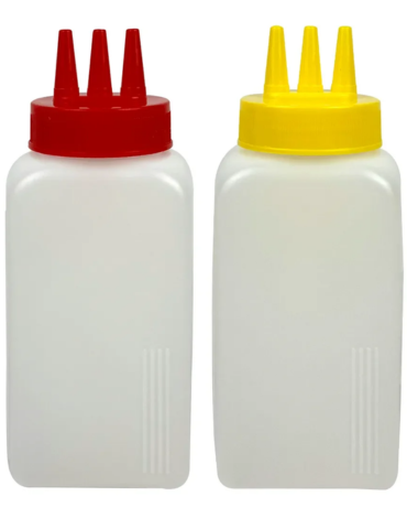 Botella Dispensadora 3 Boquillas x 6 Unds. Medida: 600 ml aprox.