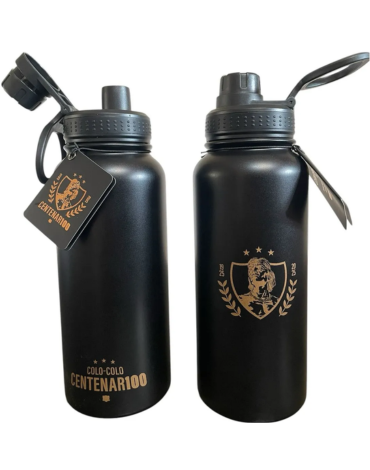 Botella Metalica Diseño Colo Colo x 3 Unds.