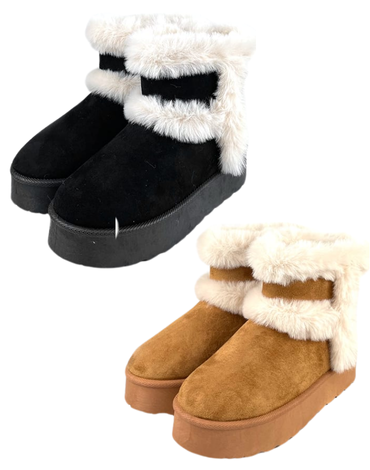 Botín Peludo Caña Media x 24 Pares. Tallas: 36 al 41