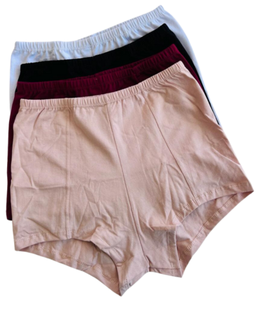 Boxer de Dama 100% Algodón Colores Surtidos x 12 Unds. Tallas: M - L - XL