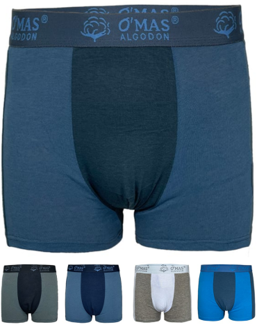 Boxer de Algodon Colores Surtidos x 12 Unds. Tallas: L - XL - XXL