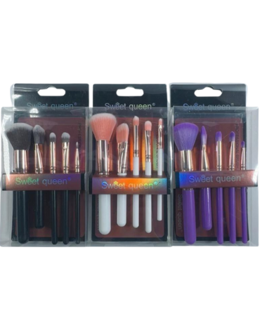 24 Set de Brochas Moda (1Set Trae: 5 PCS)