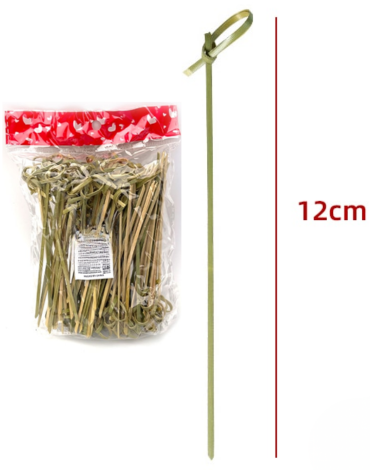 12 Set de Brochetas Nudo Coctel (1 Set Trae 100 PCS) Medida: 12 cm aprox.