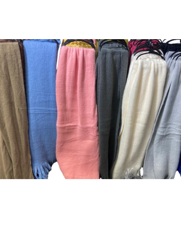 Bufanda Angora Colores Surtidos x 12 Unds. Medidas: 150 x 30 cm aprox