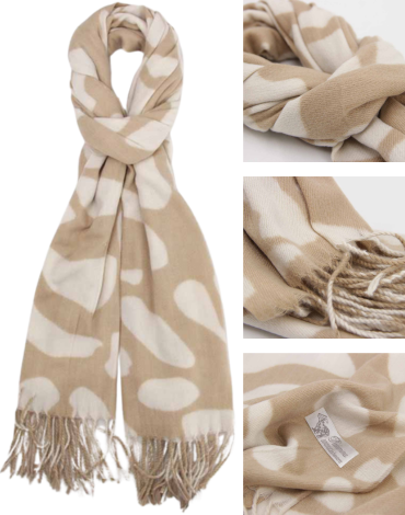 Bufanda Cashmere Estampada 210 Gr x 12 Unds. Medida: 200 x 69 cm aprox.
