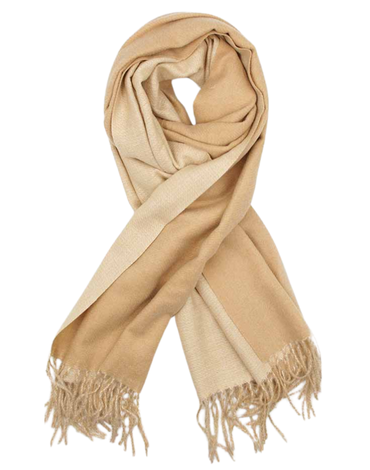 Bufanda Cashmere Bicolor Colores Surtidos x 6 Unds. .