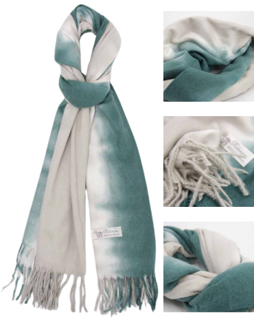 Bufanda Cashmere Degrade 220 Gr x 6 Unds. Medida: 200 x 67 cm aprox.