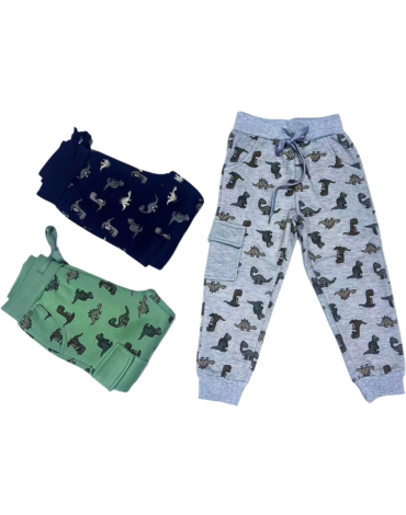 Buzo Diseño Dinosaurios Interior Polar Colores Surtidos x 15 Unds. Tallas: 1 a 5 años aprox.