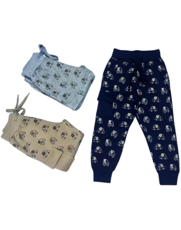 Buzo Diseño Autos Interior Polar Colores Surtidos x 15 Unds. Tallas: 1 a 5 años aprox.