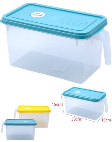 Caja de Almacenamiento para Refrigerador x 6 Unds. Medida: 15 x 30 x 15 aprox.