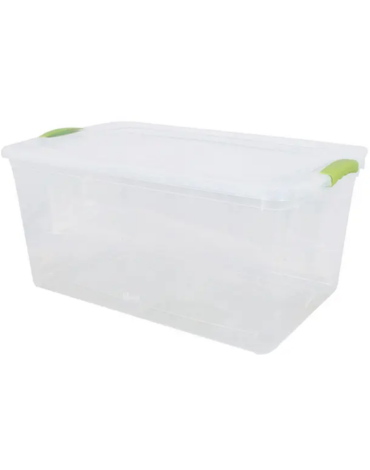 Caja Organizadora Plástica Wenco x 4 Und. Medida: 61 lt aprox.
