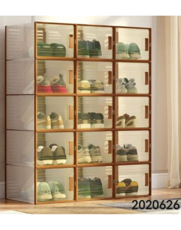 Cajas Organizadoras de Zapatos x 4 Unds. Medida: 29 x 30 x 37 cm aprox.