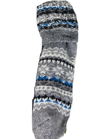 Calcetines de Toalla Hombre Diseño Nieve x 12 Pares.