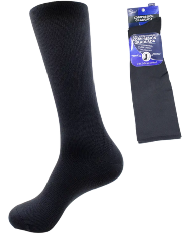 Calcetín Compresión Graduada Sin Costura - Várices x 12 Pares. Talla: 35 - 39