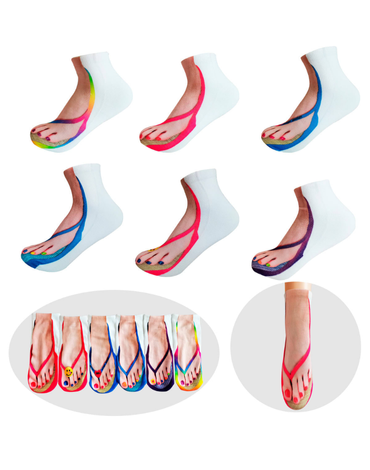 Calcetines Diseño de Chala para Mujer x 24 Unds. Talla : 36-39
