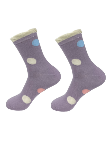 Calcetines de Algodón Para Mujer Corte Medio x 12 Unds.