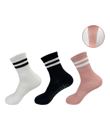 Calcetines de Algodón Para Mujer Planta con Goma x 12 Unds.