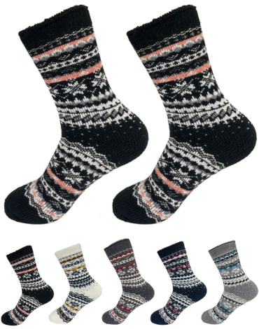 Calcetines de Toalla Modelos Surtidos x 12 Pares.