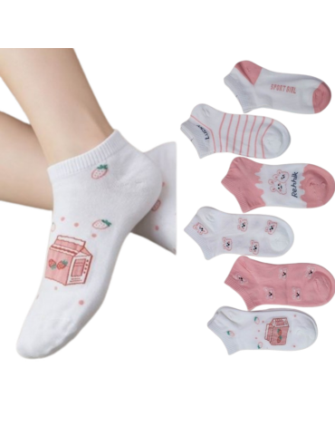 Calcetines de Mujer Modelos Surtidos x 36 Pares. Talla: 35 - 40