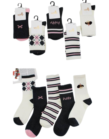 Calcetines de Mujer Modelos Surtidos x 24 Pares. Talla: 36 - 41