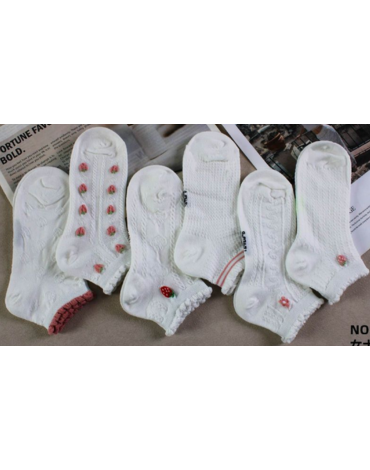 Calcetines de Niña Modelos Surtidos x 36 Pares. Talla: 22 - 24