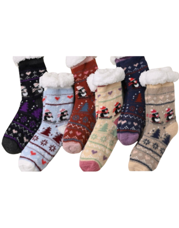 Calcetines de Mujer con Chiporro x 12 Pares Tallas: 36 a la 42