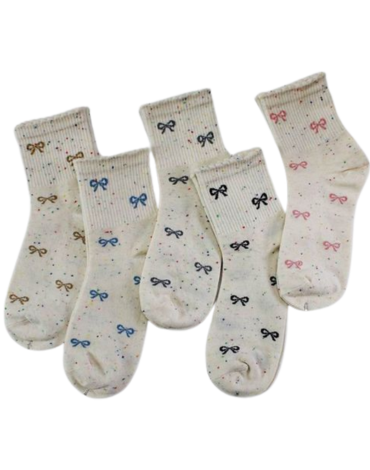 Calcetines de Mujer Colores Surtidos x 24 Pares. Talla: 36 - 41