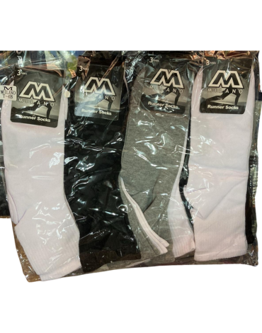 Calcetas Algodón Delgado de Hombre x 12 Pares. Talla: Estandar