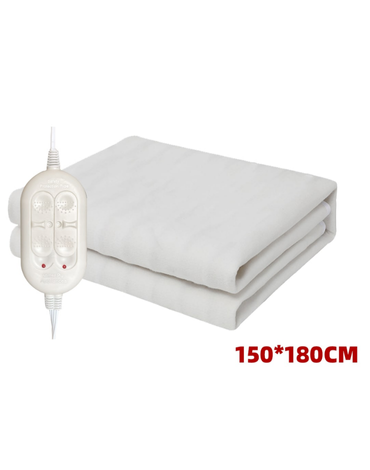 Calienta Cama Eléctrico Blanco 2.5 Plaza x 10 Unds. Medidas: 150 x 180 cm aprox.