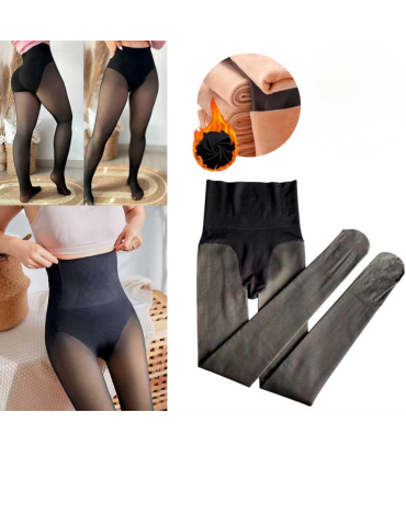 Calza Polar Efecto Piel con Faja x 12 Unds.Talla : M / L - LX / XXL