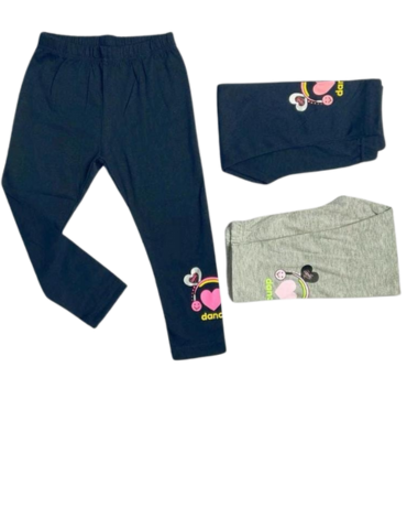 Calza de Niña con Diseño x 15 Unds. Talla: 4 a 14 años.
