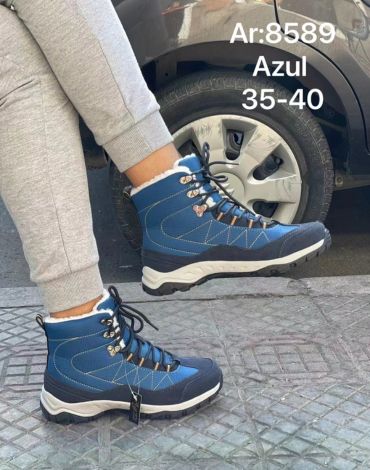 Zapatillas de Dama Impermeable Con Chiporro x 8 Pares Talla: 35 al 40