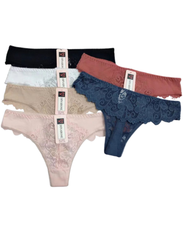 Colaless con Encaje Colores Surtidos x 12 Unds. Talla: S - M / L - XL