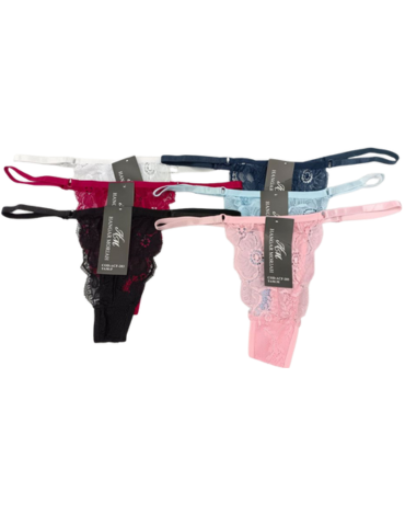 Colaless de Encaje Colores Surtidos x 12 Unds. Talla: P - M - G (28 - 30 - 32 cm aprox)