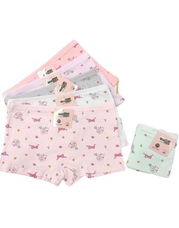 Boxer Estampado Colores Surtidos x 12 Unds. Tallas: 4 - 6 / 6 - 8 / 8 - 10 / 10 - 12