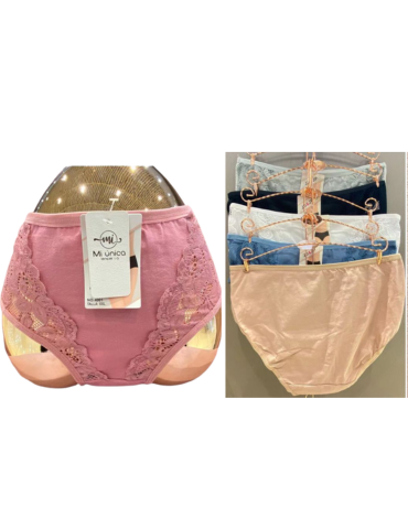Calzon de Dama Colores Surtidos x 12 Unds. Tallas: XL -XXL - XXXL