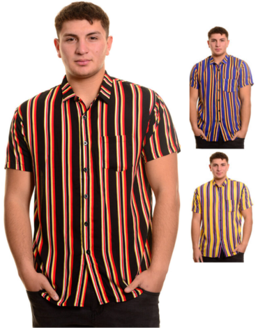 Camisa de Hombre Colores Surtidos x 12 Unds. Talla: M - L - XL - 2XL